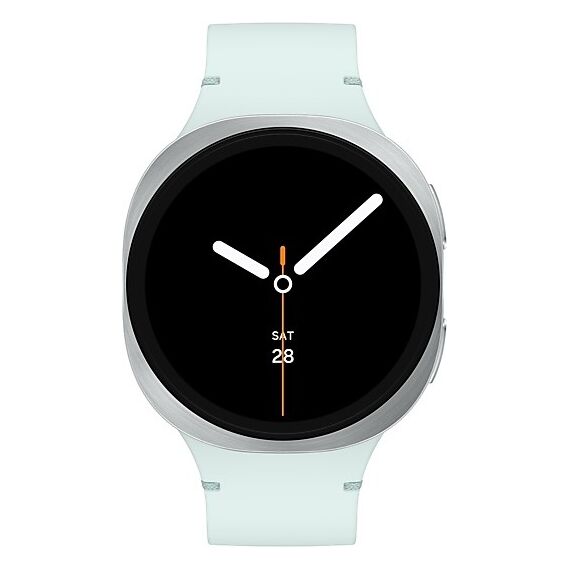 Galaxy Watch8 | 44 мм | 4G LTE | Silver | Sport/Mint | S/M, Размер: 44 мм, Цвет: Silver, Тип ремешка: Sport, Цвет ремешка: Mint, Размер ремешка: S/M, Подключение часов: Bluetooth / Wi-Fi + 4G LTE, изображение 2